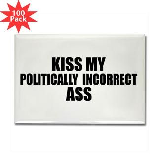 politically incorrect rectangle magnet 100 pack $ 189 99