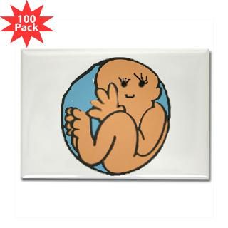 baby in belly rectangle magnet 100 pack $ 189 99