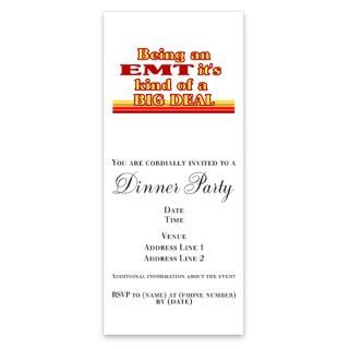 Being an EMT its kind of a BIG DEAL Invitations by Admin_CP4491925
