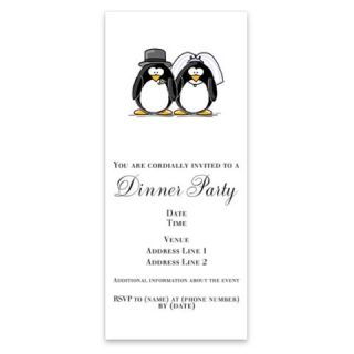 Penguin Bride and Groom Invitations Invitations by Admin_CP2574929