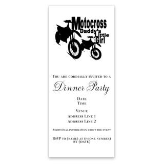 Motocross Daddys Girl Invitations by Admin_CP8399486