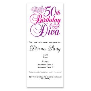 Classic 50Th Birthday Invitations  Classic 50Th Birthday Invitation