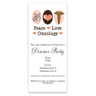 Peace Love Oncology Invitations by Admin_CP8437408  512547026