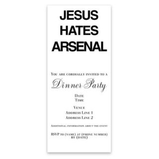 Jesus Hates Arsenal Invitations by Admin_CP5270690  507271596