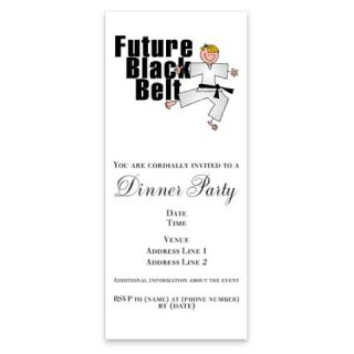 Blonde Future Black Belt Invitations by Admin_CP3930295  507052937
