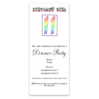 Birthday Girl Age 11 Invitations by Admin_CP3275117