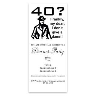 Humorous 40Th Birthday Invitations  Humorous 40Th Birthday Invitation