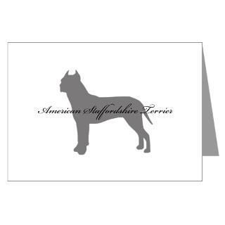 American Staffordshire Terrier Greeting Cards  Buy American