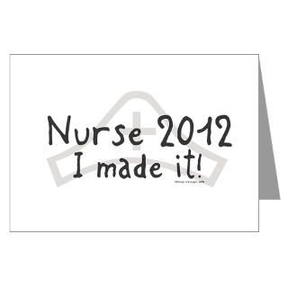 Nurse Graduated 2012 Greeting Cards (Pk of 10) for