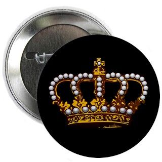 Artegrity Gifts  Artegrity Buttons  Royal Wedding Crown 2.25 Button