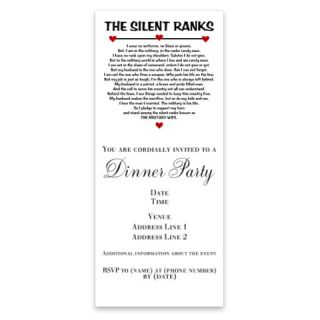 The Silent Ranks Poem Invitations by Admin_CP1461405  506932091