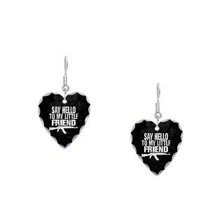Awesome Gifts  Awesome Jewelry  Say Hello Earring Heart Charm