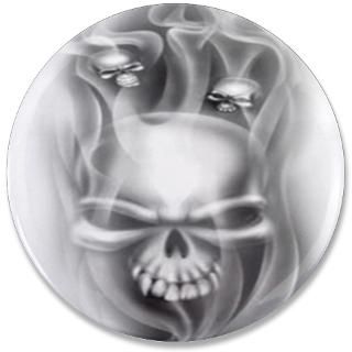 Smokey Skulls Mini Button (100 pack)
