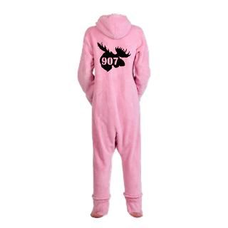 907 Moose Head Footed Pajamas for