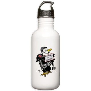 Gifts  922 Drinkware  Remember 911 Eagle Stainless Water Bottle 1.0L