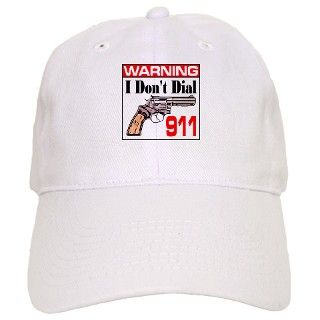 357 Magnum Gifts  357 Magnum Hats & Caps  I Dont Dial 911 Cap