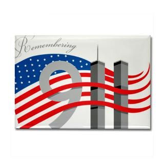 Remembering 911 Rectangle Magnet for