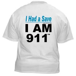 Am 911 EMS White T Shirt for