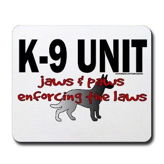911 Gifts  911 Home Office  K9 UNIT Jaws & Paws Mousepad