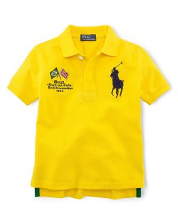 Ralph Lauren Childrenswear Toddler Boys Brazil Polo   Sizes 2T 4T