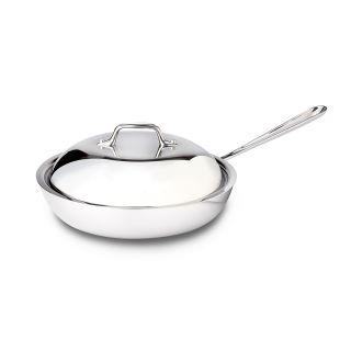 All Clad Stainless Steel 11 French Skillet with Lid