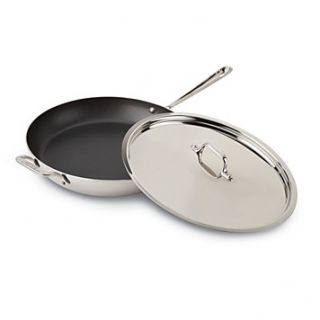 All Clad 13 Nonstick French Skillet with Loop Handle & Lid