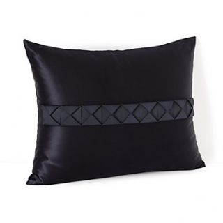 for HUGO BOSS Windsor Grograin Ribbon Silk Decorative Pillow, 16 x 20