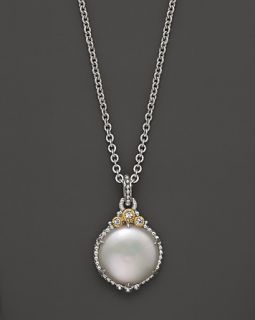 Judith Ripka Melange Coin Pearl Necklace, 17