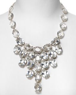 ABS by Allen Schwartz Lucite Bib Necklace, 18L