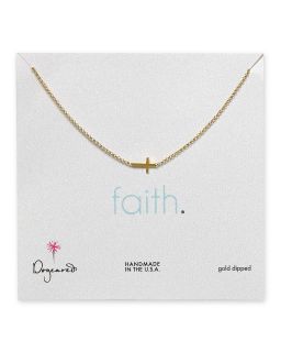 Dogeared Faith Necklace, 18