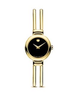 Movado Harmony® Gold plated Stainless Bangle Watch, 23mm