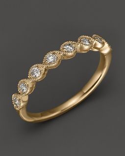 and 14K Yellow Gold Stackable Ring, .25 ct. t.w.