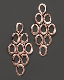 Ippolita Rosé Open Oval Cascade Earrings