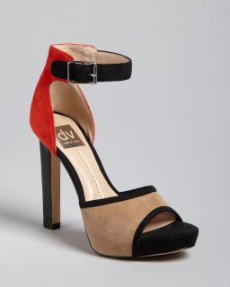 DV Dolce Vita Peep Toe Platform Ankle Sandals   Pica High Heel