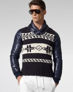 RLX Ralph Lauren Intarsia Shawl Pullover Sweater
