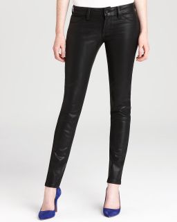 Quotation SOLD design lab Jeans   Coated Skinny Jeans in Black