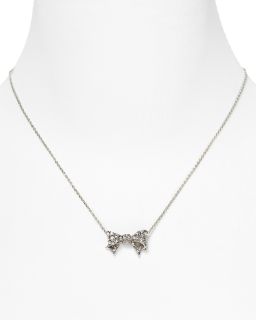 Juicy Couture Pave Bow Wish Necklace, 32