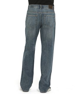 Michael Kors Classic Bootcut Jeans in Antique Blue Wash