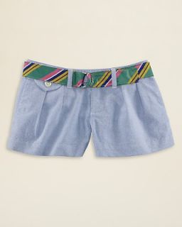 Ralph Lauren Childrenswear Girls Pleated Shorts   Sizes 2 6X