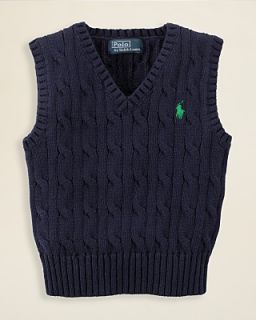 Ralph Lauren Childrenswear Infant Boys Cableknit Sweater Vest   Sizes
