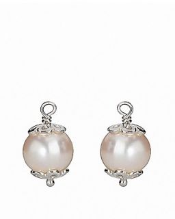 PANDORA Earring Charms   Sterling Silver & Freshwater Pearl Flower