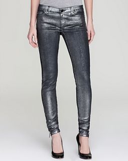 MICHAEL Michael Kors Metallic Foil Skinny Jeans