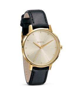 Nixon The Kensington Leather Watch, 36 1/2mm