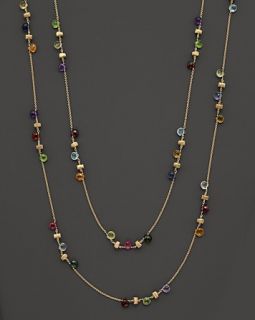  18 Kt. Gold and Semi Precious Stone Necklace, 36L