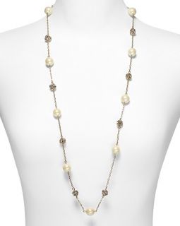 Carolee Station Bead Necklace, 36