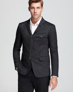 button zip blazer price $ 498 00 color black size select size 40 42 44