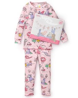 ballerina book pajama set sizes 2t 4t orig $ 46 00 color pink size