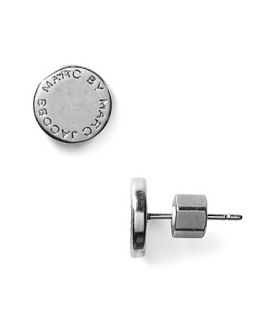 logo disc stud earrings price $ 42 00 color argento quantity 1 2 3 4 5