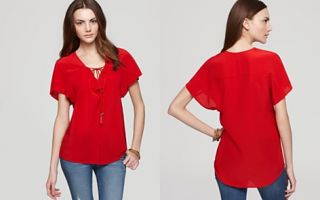 Plenty by Tracy Reese Blouse   Cowl Crepe de Chine_2