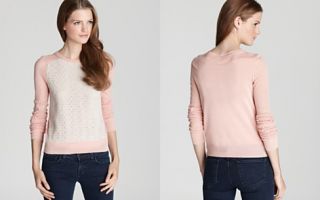 DIANE von FURSTENBERG Sweater   Jordana Lace Combo _2